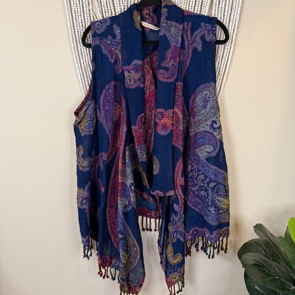 Soft Surroundings 100% Wool Vest 1X - Picture 1 of 4